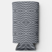 Rafraîchisseur Pour Canette Slim Sine Wave Pulse Signal moderne Art Abstrait Design (Recto)