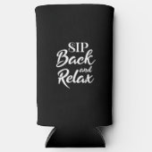 Rafraîchisseur Pour Canette Slim Sip Back and Relax Black Slim (Recto)