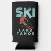Rafraîchisseur Pour Canette Slim Ski Lake Tahoe (Recto)