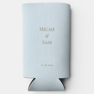 Rafraîchisseur Pour Canette Slim Sky Blue Nous avons fait le Mariage de Dang Thing
