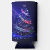 Rafraîchisseur Pour Canette Slim Slippery Joe numériquement rendu sapin de Noël bea (Recto)