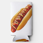 Rafraîchisseur Pour Canette Slim SlipperyJoe's hot dog niché doucement pain jaune v (Verso)