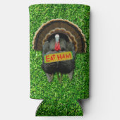 Rafraîchisseur Pour Canette Slim SlipperyJoe's Thanksgiving turkey grass manger du (Verso)