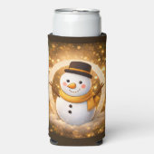 Rafraîchisseur Pour Canette Slim Snowman (Seltzer Recto)