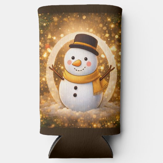Rafraîchisseur Pour Canette Slim Snowman (Recto)