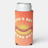 Rafraîchisseur Pour Canette Slim Soleil Sortir Des Bons Du BBQ Été (Seltzer Recto)