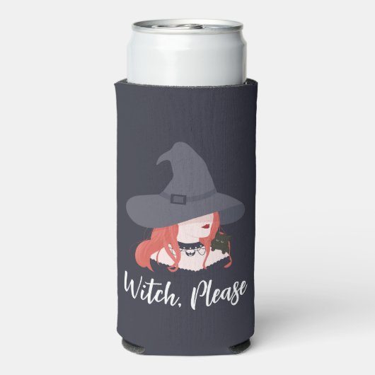 Rafraîchisseur Pour Canette Slim Sorcière S'Il Vous Plaît Mousse Pouvant refroidir (Seltzer Verso)