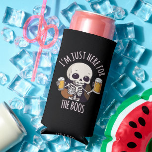 Rafraîchisseur Pour Canette Slim Squelette Mignon Halloween Oktoberfest