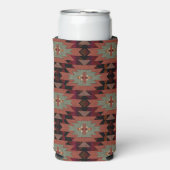 Rafraîchisseur Pour Canette Slim Style Sud-Ouest foncé Belle (Seltzer Recto)