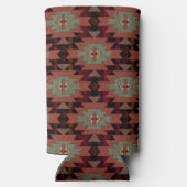 Rafraîchisseur Pour Canette Slim Style Sud-Ouest foncé Belle (Verso)