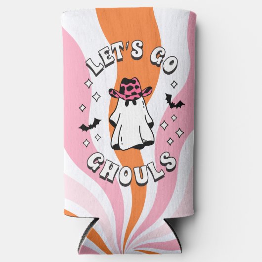 Rafraîchisseur Pour Canette Slim Super Go Ghouls Bachelorette (Recto)