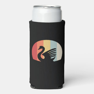 Rafraîchisseur Pour Canette Slim Swan Retro