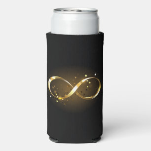 Rafraîchisseur Pour Canette Slim Symbole d'infini doré