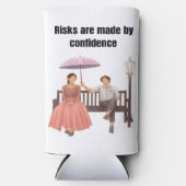 Rafraîchisseur Pour Canette Slim T-shirt citant les motifs (Recto)