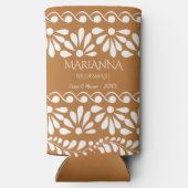 Rafraîchisseur Pour Canette Slim talavera mexicaine bridesservatrices cadeaux perso (Verso)