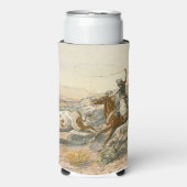 Rafraîchisseur Pour Canette Slim TEE Cattle Drive (Seltzer Recto)