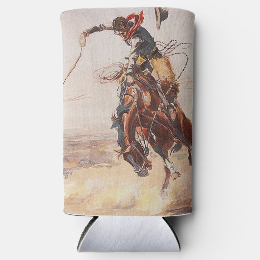 Rafraîchisseur Pour Canette Slim TEE Cowboy Life (Recto)