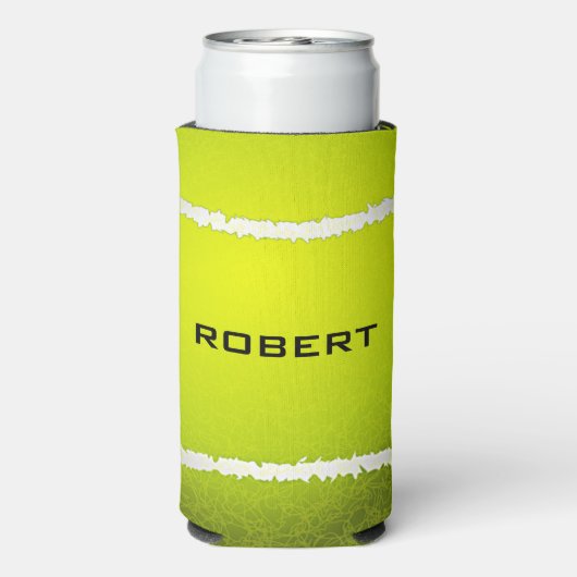 Rafraîchisseur Pour Canette Slim Tennis Ball Design Seltzer Can Cooler (Seltzer Verso)