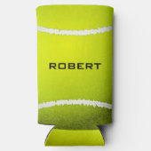 Rafraîchisseur Pour Canette Slim Tennis Ball Design Seltzer Can Cooler (Verso)