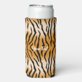 Rafraîchisseur Pour Canette Slim Tiger Stripes Motif Seltzer Can Cooler (Seltzer Verso)
