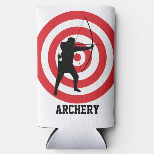 Rafraîchisseur Pour Canette Slim Tir à l'arc Seltzer peut refroidir (Recto)