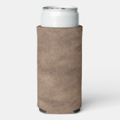 Rafraîchisseur Pour Canette Slim Tissu bleu cuir Tartan Crocodile peau (Seltzer Verso)