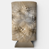 Rafraîchisseur Pour Canette Slim Tons Terre Abstrait Art fractal moderne Texture (Recto)