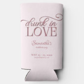 Rafraîchisseur Pour Canette Slim Tour de champagne Amoureux ivres en rose Enterreme (Verso)