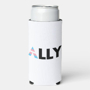 Rafraîchisseur Pour Canette Slim Trans Ally LGBTQ Transgenre LGBT