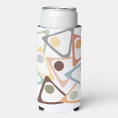 Rafraîchisseur Pour Canette Slim Triangles Pastel (Seltzer Recto)