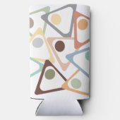 Rafraîchisseur Pour Canette Slim Triangles Pastel (Verso)