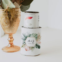 Tropiques Luxuriantes Mariage mince Can Cooler Cos