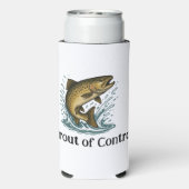 Rafraîchisseur Pour Canette Slim Trout of Control Grand Can Cooler (Seltzer Verso)