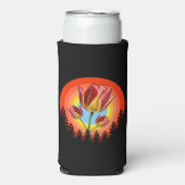 Rafraîchisseur Pour Canette Slim tulips nature botanical plant (Seltzer Recto)