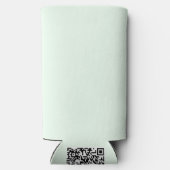 Rafraîchisseur Pour Canette Slim Turquoise Vert Doux Pale Blanc Pastel Couleur Soli (Verso)