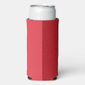 Rafraîchisseur Pour Canette Slim Two-Tone Tomato Red Custom Seltzer Cooler (Seltzer Recto)