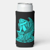 Rafraîchisseur Pour Canette Slim Un ange endormi sur la pierre (Seltzer Recto)