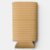 Rafraîchisseur Pour Canette Slim un arrière - plan orange et jaune avec des petits  (Verso)