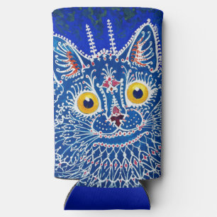 Rafraîchisseur Pour Canette Slim Un chat dans le style gothique par Louis Wain