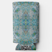 Rafraîchisseur Pour Canette Slim Unique Moderne Un Design D'Art Abstrait (Verso)