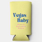 Rafraîchisseur Pour Canette Slim Vegas bachelorette peut refroidir (Recto)