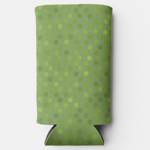 Rafraîchisseur Pour Canette Slim vert avocat, vert mousse et pois de concombre