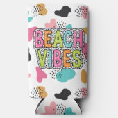 Rafraîchisseur Pour Canette Slim Vibes de plage (Recto)