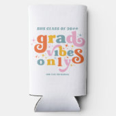 Rafraîchisseur Pour Canette Slim Vibes Grad Seulement Graduation Party Classe De 20 (Verso)