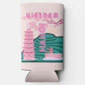 Rafraîchisseur Pour Canette Slim Vietnam Travel Art (Verso)