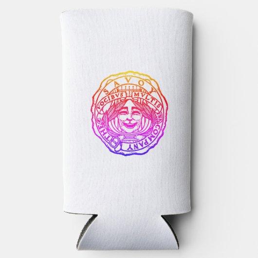 Rafraîchisseur Pour Canette Slim Vin arc-en-ciel (Recto)