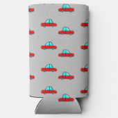 Rafraîchisseur Pour Canette Slim Voitures rouges en gris (Verso)