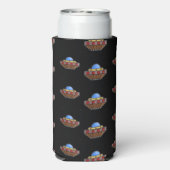 Rafraîchisseur Pour Canette Slim Voler dans l'espace noir (Seltzer Verso)