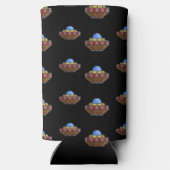 Rafraîchisseur Pour Canette Slim Voler dans l'espace noir (Verso)