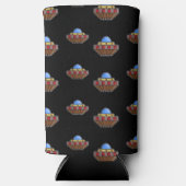 Rafraîchisseur Pour Canette Slim Voler dans l'espace noir (Recto)